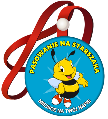 Medal: Pasowanie na Starszaka (wzór 25) + miejsce na twój napis