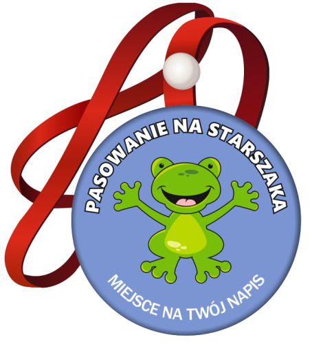 Medal: Pasowanie na Starszaka (wzór 21) + miejsce na twój napis