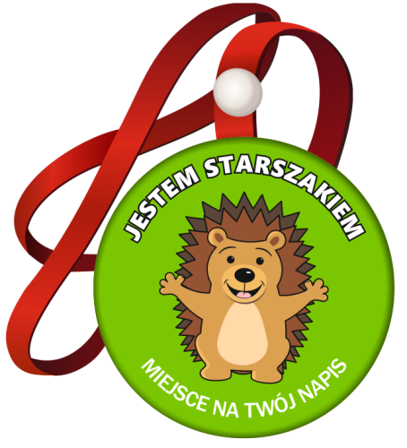 Medal: Jestem Starszakiem (wzór 23) + miejsce na twój napis