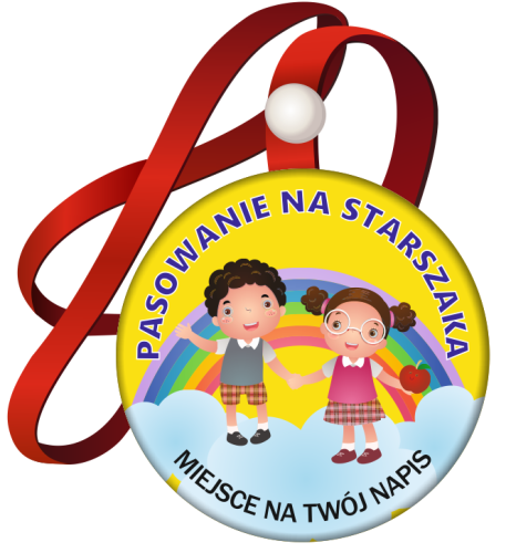 Medal: Pasowanie na Starszaka (wzór 18) + miejsce na twój napis