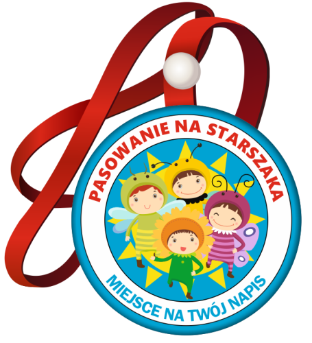 Medal: Pasowanie na Starszaka (wzór 17) + miejsce na twój napis