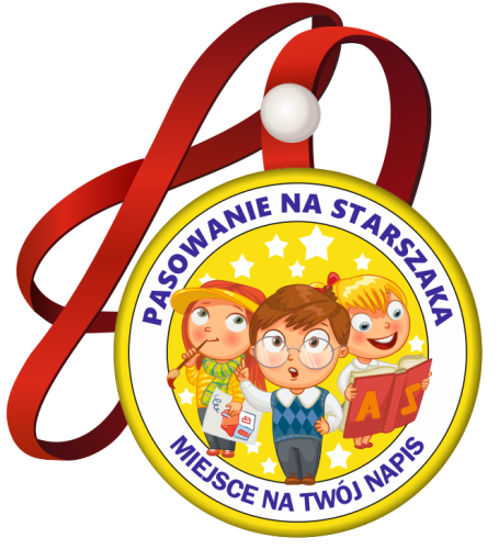 Medal: Pasowanie na Starszaka (wzór 16) + miejsce na twój napis