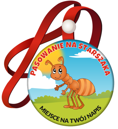 Medal: Pasowanie na Starszaka (wzór 8) + miejsce na twój napis