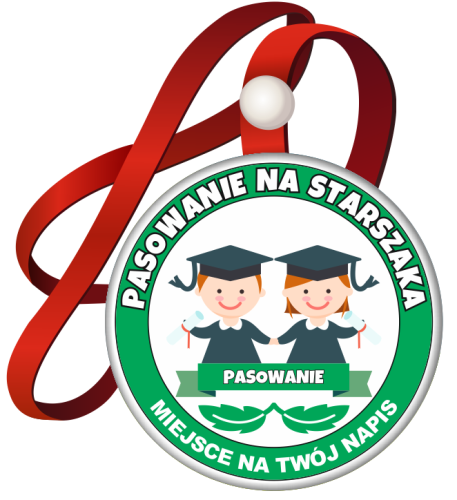 Medal: Pasowanie na Starszaka (wzór 4) + miejsce na twój napis