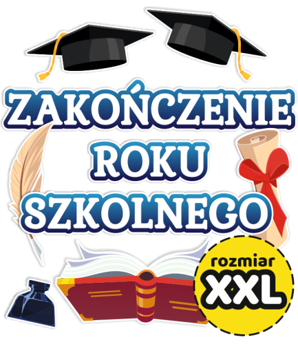 Dekoracja - Zakończenie Roku Szkolnego - Birety (rozmiar XXL)