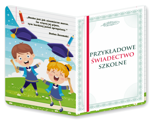Dyplom: Ukończenia klasy 1 (składany, format A4)