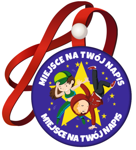 Medal na tasiemce: "Taneczny" + nadruk
