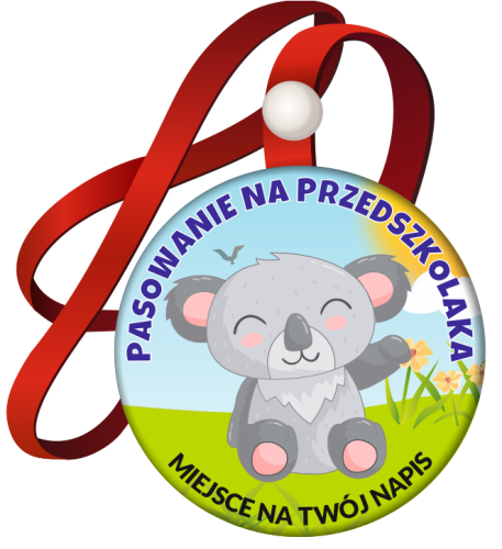 Medal: Pasowanie na Przedszkolaka (Koala) + twój napis