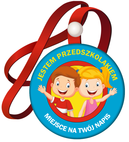 Medal: Jestem Przedszkolakiem (Dzieci 2) + nazwa przedszkola