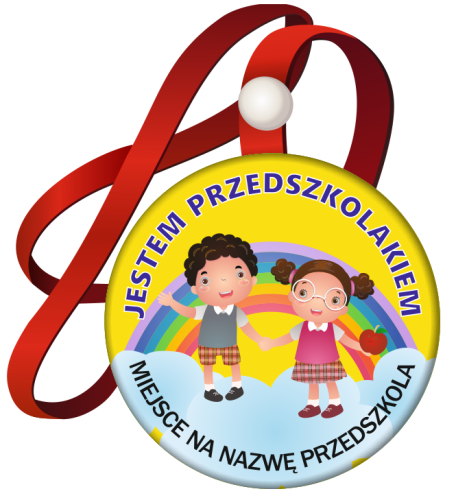Medal: Jestem Przedszkolakiem (Dzieci 1) + nazwa przedszkola