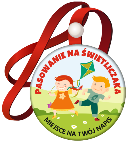 Medal: Pasowanie na Świetliczaka (Dzieci) + twoja nazwa