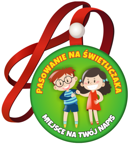 Medal: Pasowanie na Świetliczaka (Dzieci) + twoja nazwa