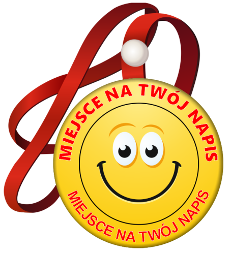 Medal: Żółta Buźka + napisy