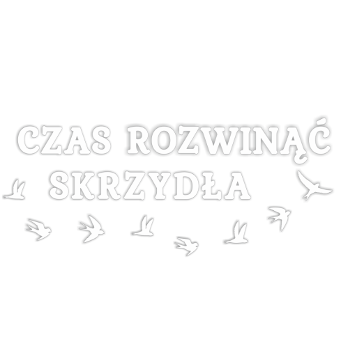dekoracja czas rozwinąć skrzydła koniec roku