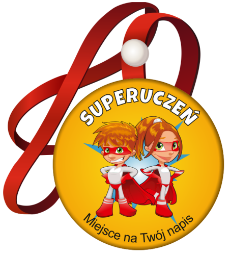 Medal "Superuczeń" (Dzieci) + nadruk
