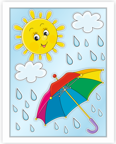 Dekoracja jesienna - KOLOROWY PARASOL