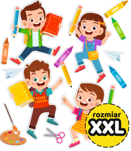 Dekoracja - Duże Dzieci Szkolne (rozmiar XXL)