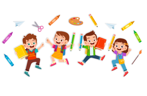 Dekoracja - Duże Dzieci Szkolne (rozmiar XXL)