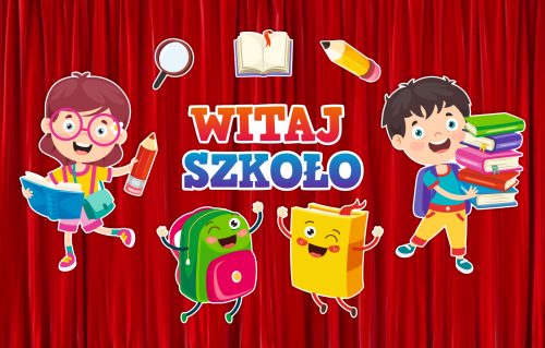 Dekoracja - Witaj Szkoło (rozmiar XXL)