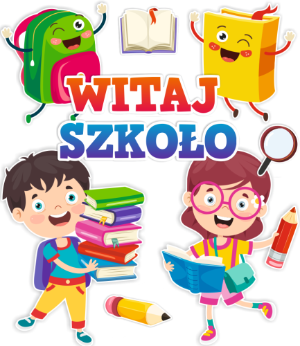 Dekoracja - Witaj Szkoło (rozmiar XXL)