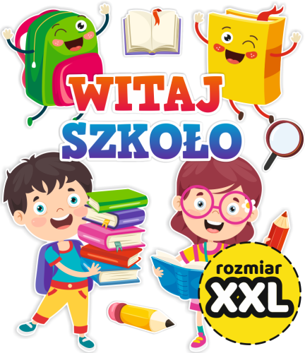 Dekoracja - Witaj Szkoło (rozmiar XXL)