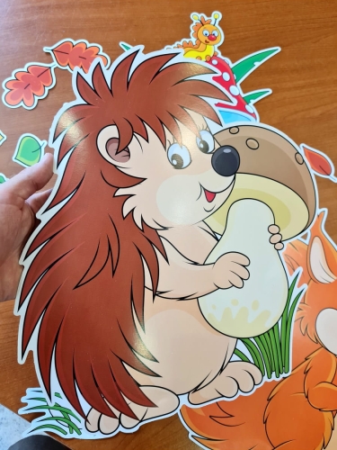 dekoracja jesienna jesień zwierzątka