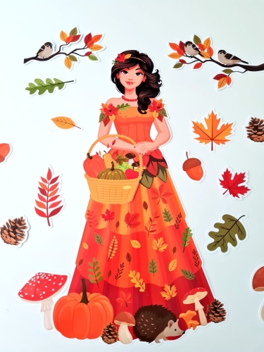 dekoracja pani jesień na okna dwustronna.jpg