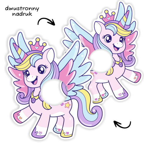 Opakowanie na lizaka - URODZINY - Jednorożec