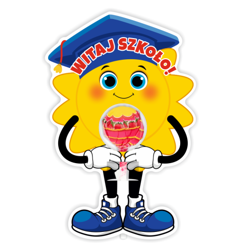 Opakowanie na lizaka - WITAJ SZKOŁO - Słoneczko