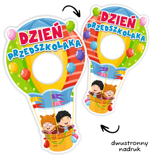 Opakowanie na lizaka - DZIEŃ PRZEDSZKOLAKA - Balon