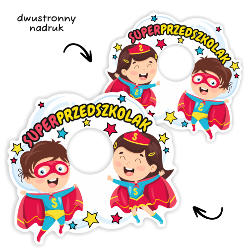 Opakowanie na lizaka - SUPERPRZEDSZKOLAK - DZIECI