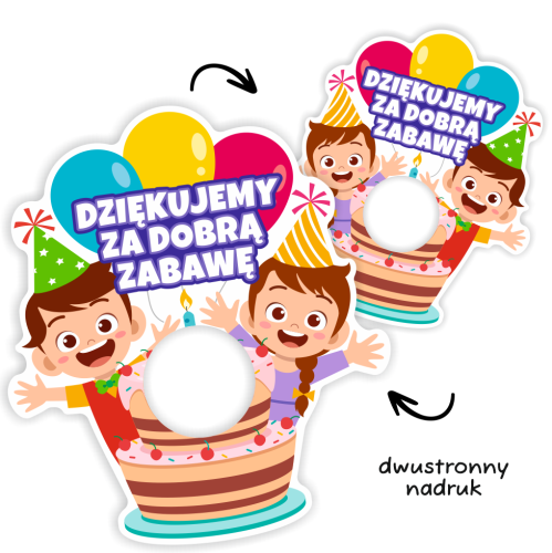 Opakowanie na lizaka - URODZINOWE - Dzieci