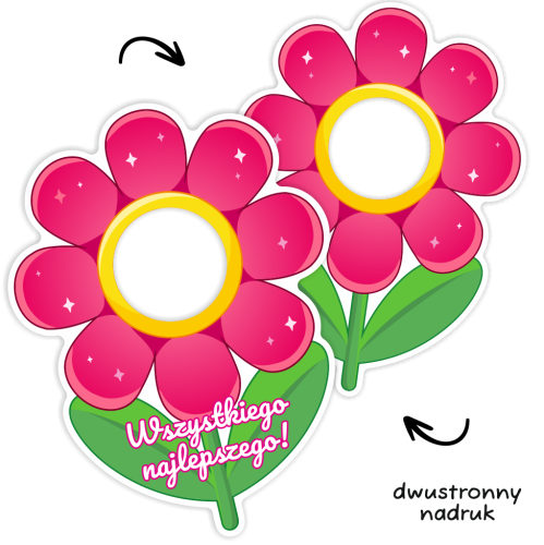 Opakowanie na lizaka - DZIEŃ KOBIET - KWIATEK