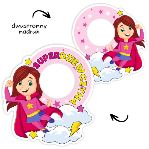 Opakowanie na lizaka - DZIEŃ KOBIET - Superdziewczyna