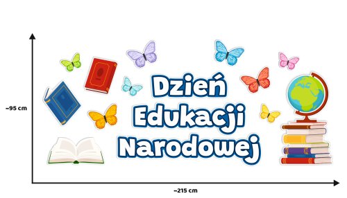 Dekoracja - Dzień Edukacji Narodowej (rozmiar XXL)
