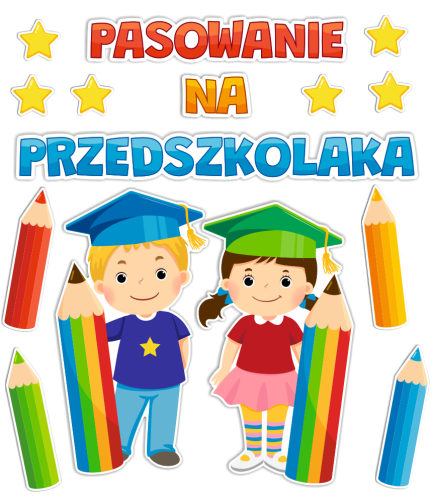 Dekoracja - Pasowanie na Przedszkolaka (rozmiar XXL)