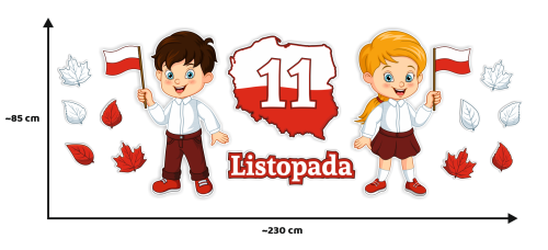 Dekoracja Patriotyczna - 11 Listopada (rozmiar XXL)