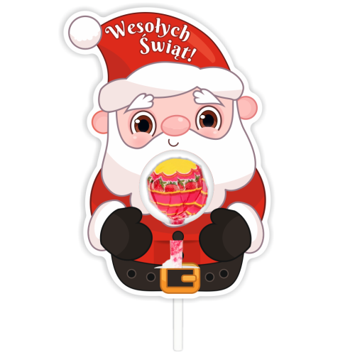 Opakowanie na lizaka - MIKOŁAJKI - Mikołaj