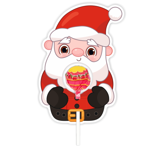 Opakowanie na lizaka - MIKOŁAJKI - Mikołaj