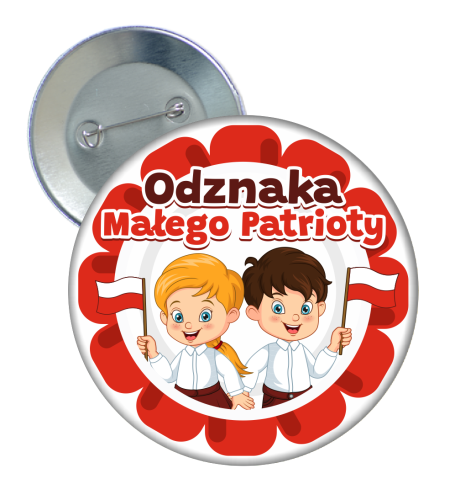 Przypinka: Patriotyczna - Odznaka Małego Patrioty (wzór 1)