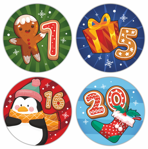 Duży Zestaw KALENDARZ ADWENTOWY