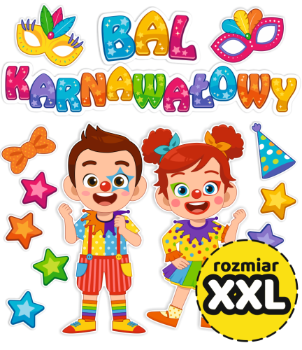 Dekoracja - Bal Karnawałowy (rozmiar XXL)