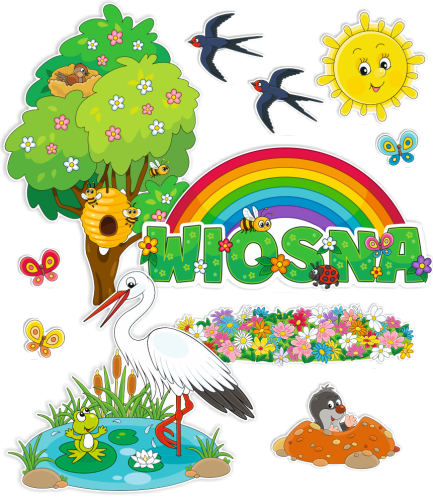 Dekoracja wiosenna - Krajobraz - Wiosna (rozmiar XXL)