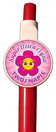 Długopis: "Dzień Kobiet - Superdziewczyna (wzór 7)" + twój napis