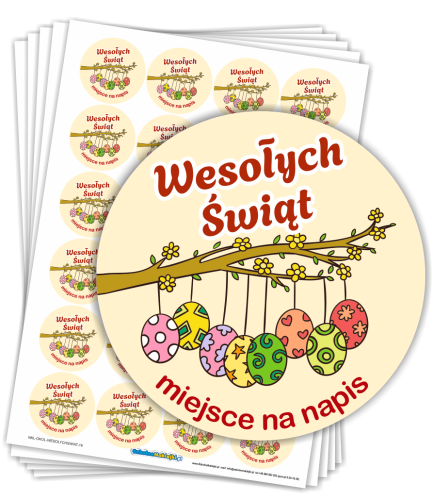 Naklejki Okolicznościowe "Wielkanocne" - wzór 16