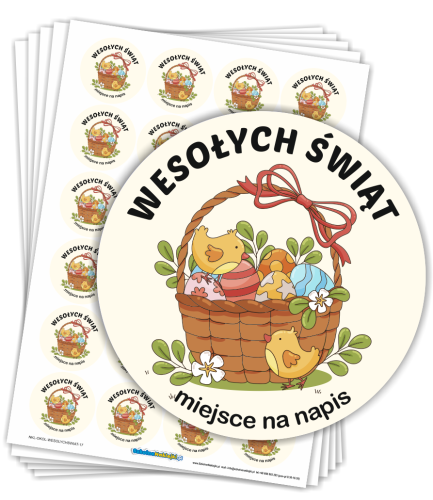 Naklejki Okolicznościowe "Wielkanocne" - wzór 17