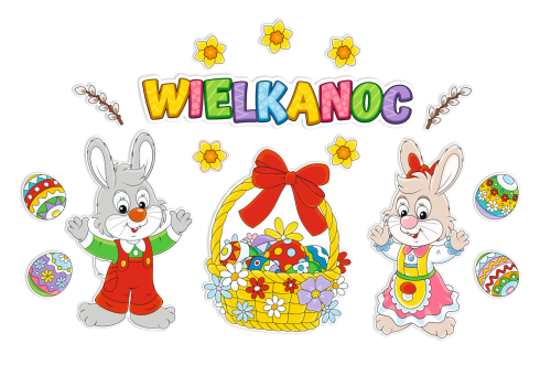 Dekoracja Wielkanocna - wzór 1 (rozmiar XXL)