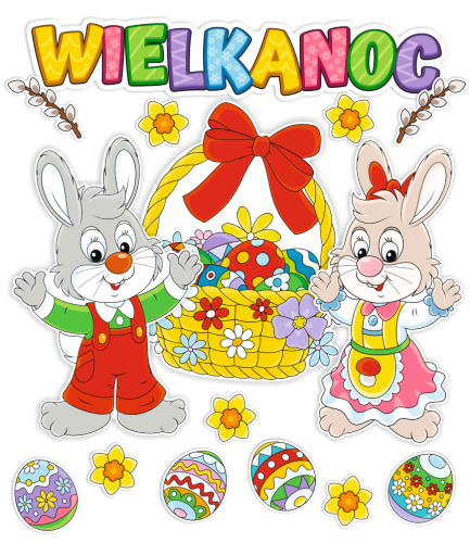 Dekoracja Wielkanocna - wzór 1 (rozmiar XXL)