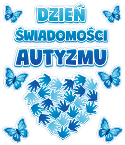 Dekoracja - AUTYZM - Dzień Świadomości Autyzmu - wzór 1 ( jednostronna)