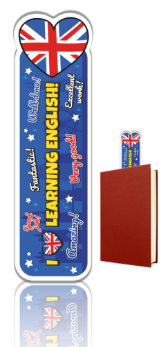 Zakładka do książki "I love learning English" (j. angielski)